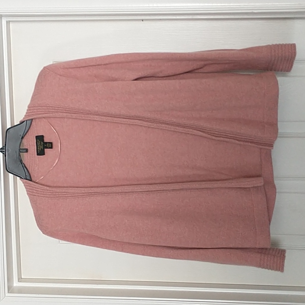 Cashmere charter club, size small, pink sweater